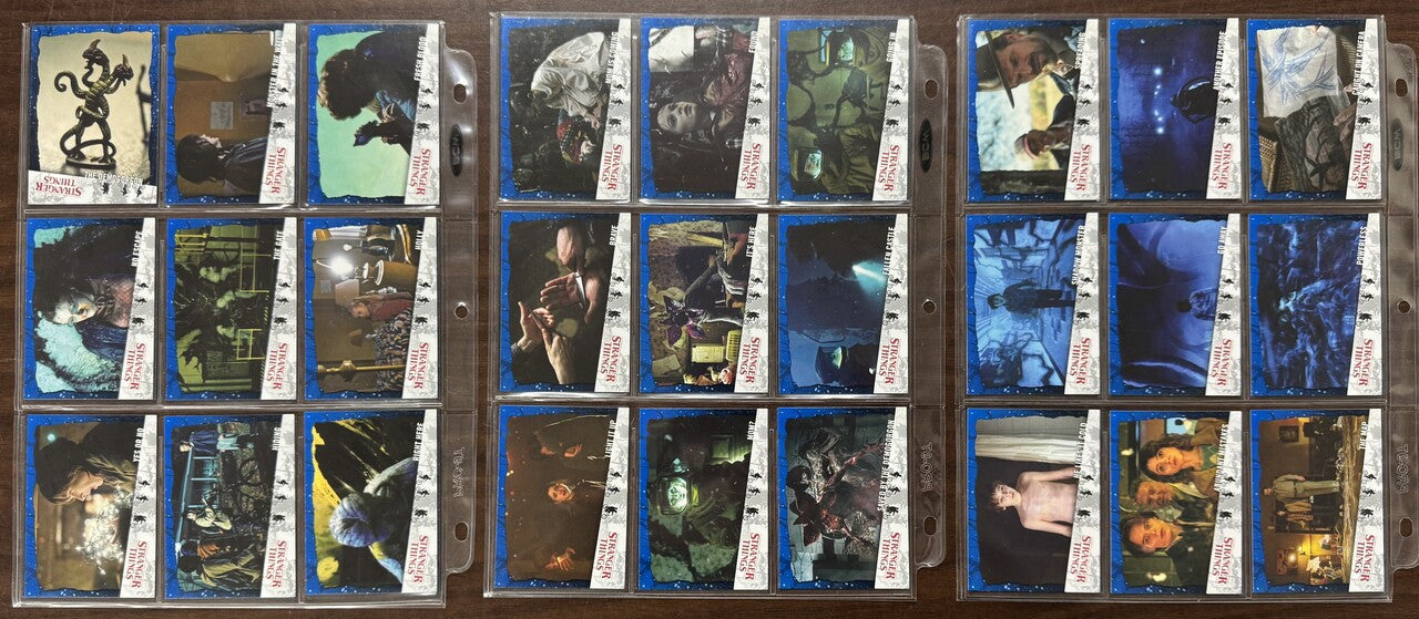 2019 Topps Stranger Things Welcome to the Upside Down Complete Set W/ Inserts