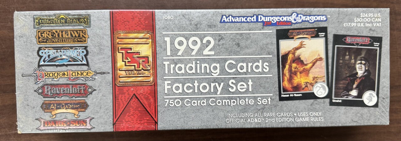 1992 Advanced Dungeons and Dragons 2nd Edition Complete Factory Sealed Set