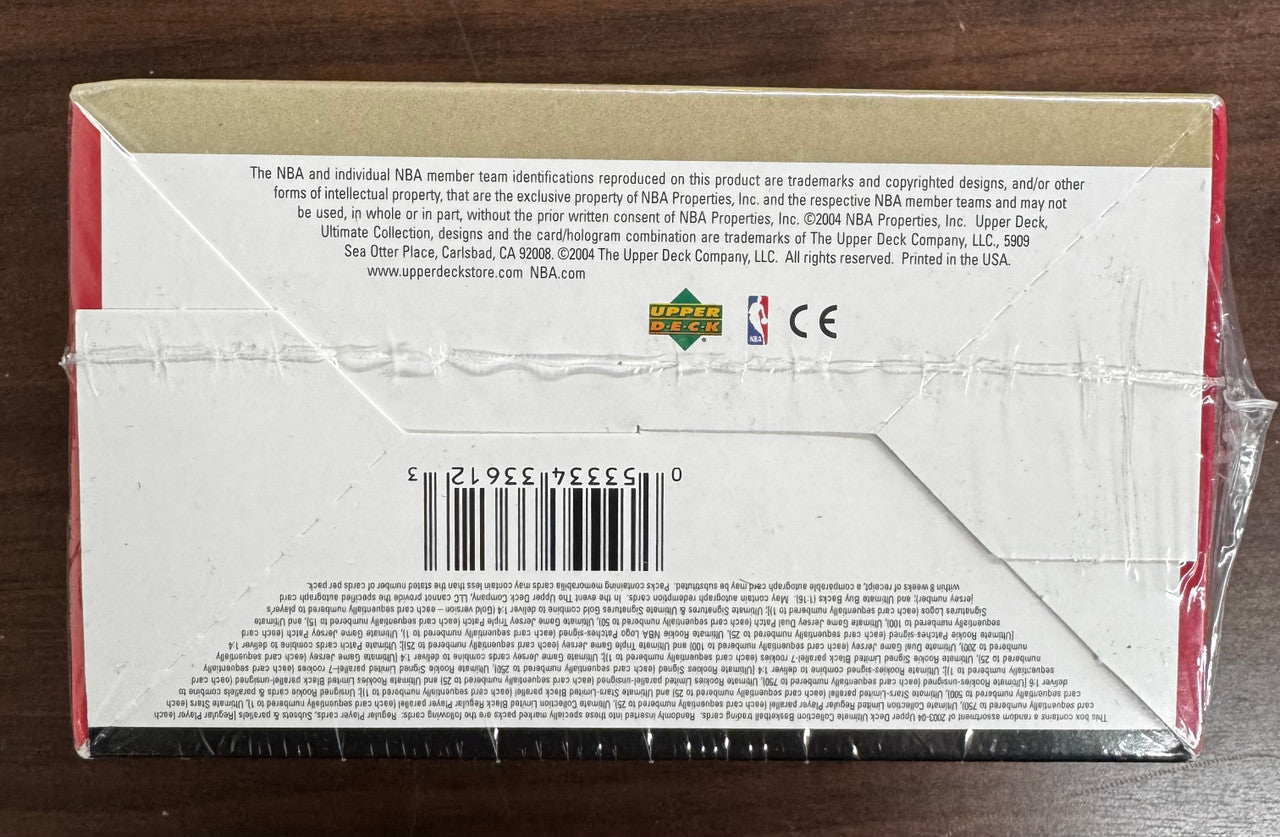 2003/04 Upper Deck Ultimate Collection Basketball Hobby Box Factory Sealed