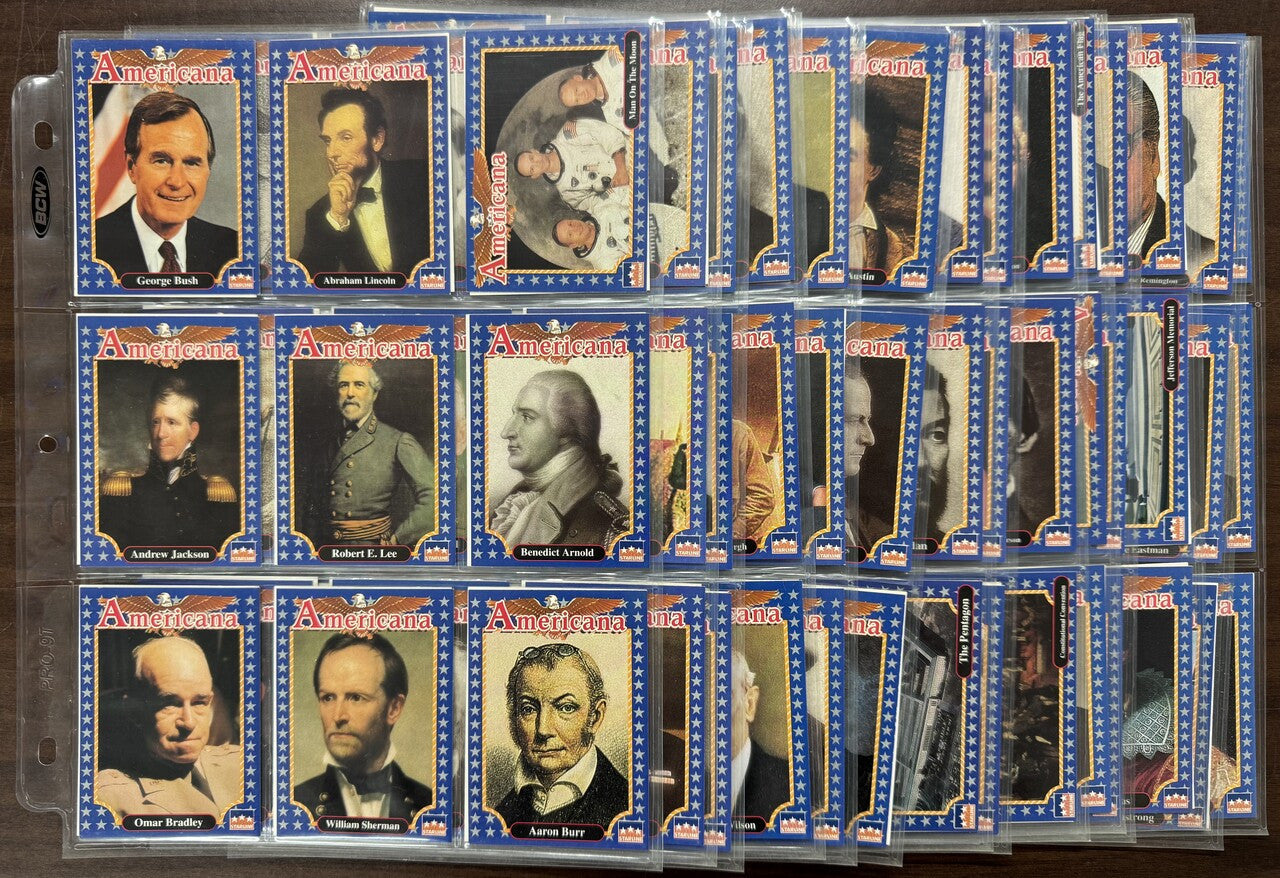 1992 Starline Americana Complete Card Set (250) NM