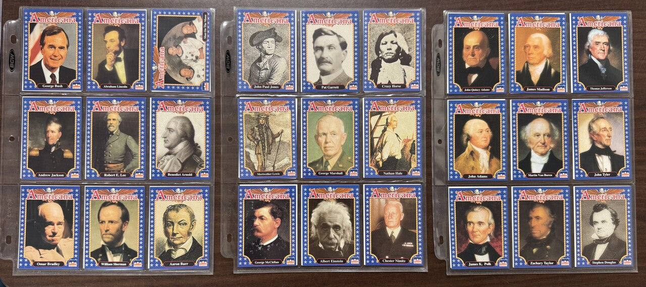 1992 Starline Americana Complete Card Set (250) NM