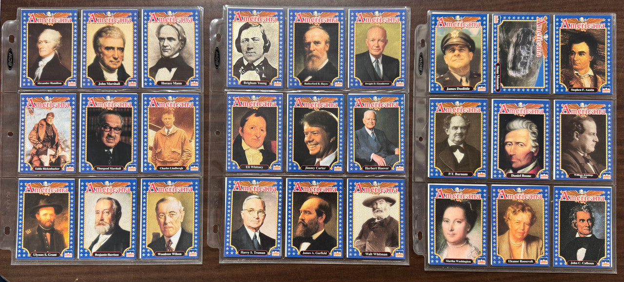 1992 Starline Americana Complete Card Set (250) NM