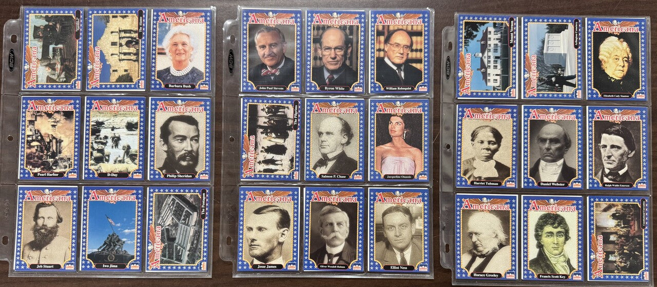 1992 Starline Americana Complete Card Set (250) NM