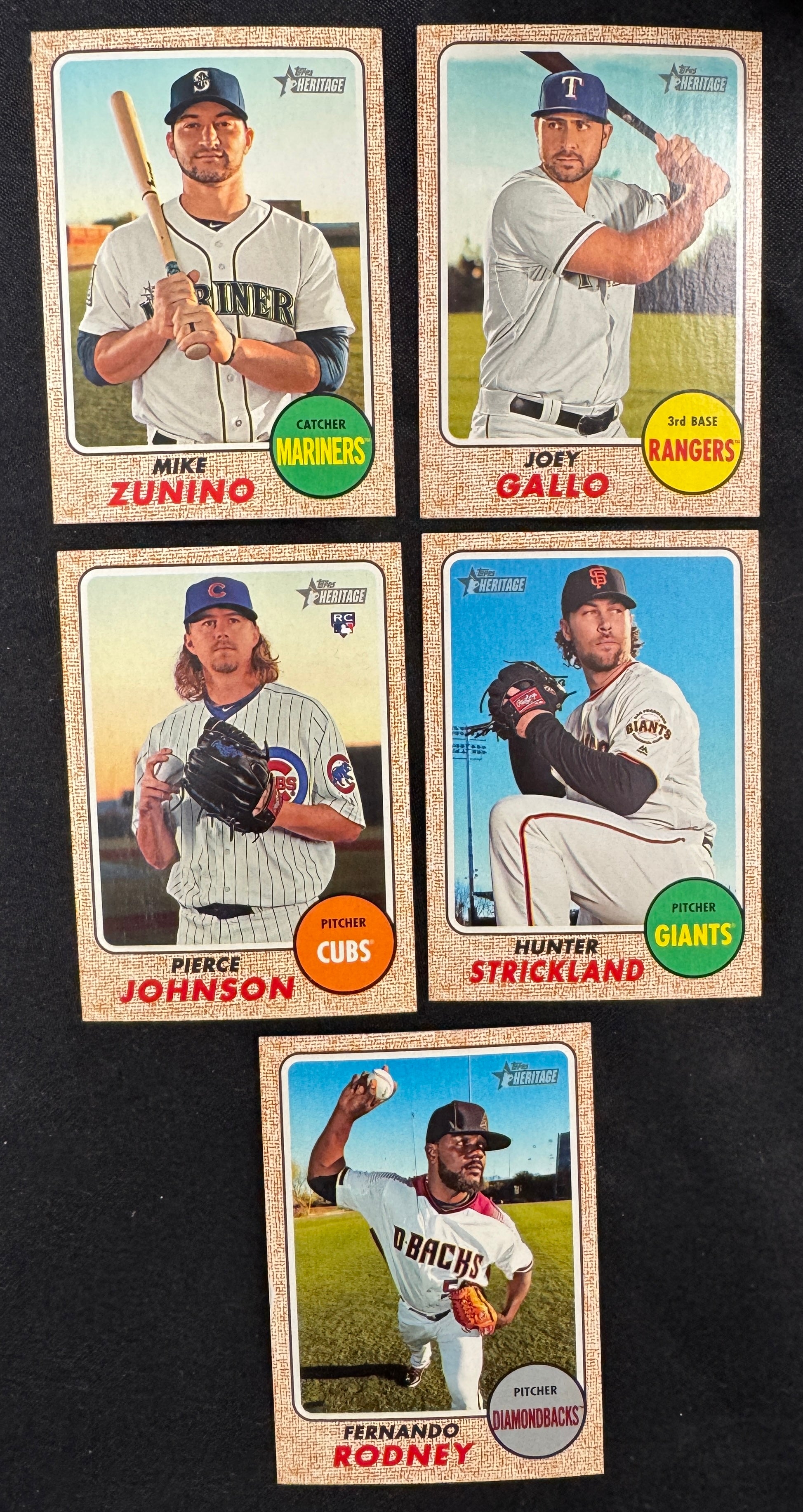 2017 Topps Heritage High Number Baseball Set (501-700) NM