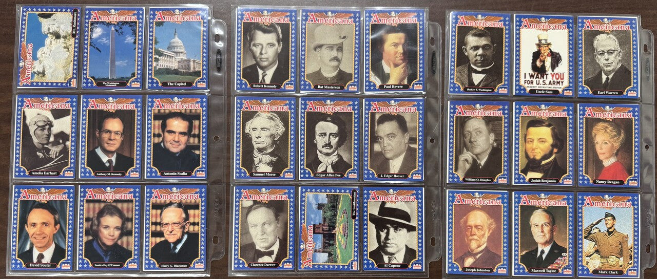 1992 Starline Americana Complete Card Set (250) NM
