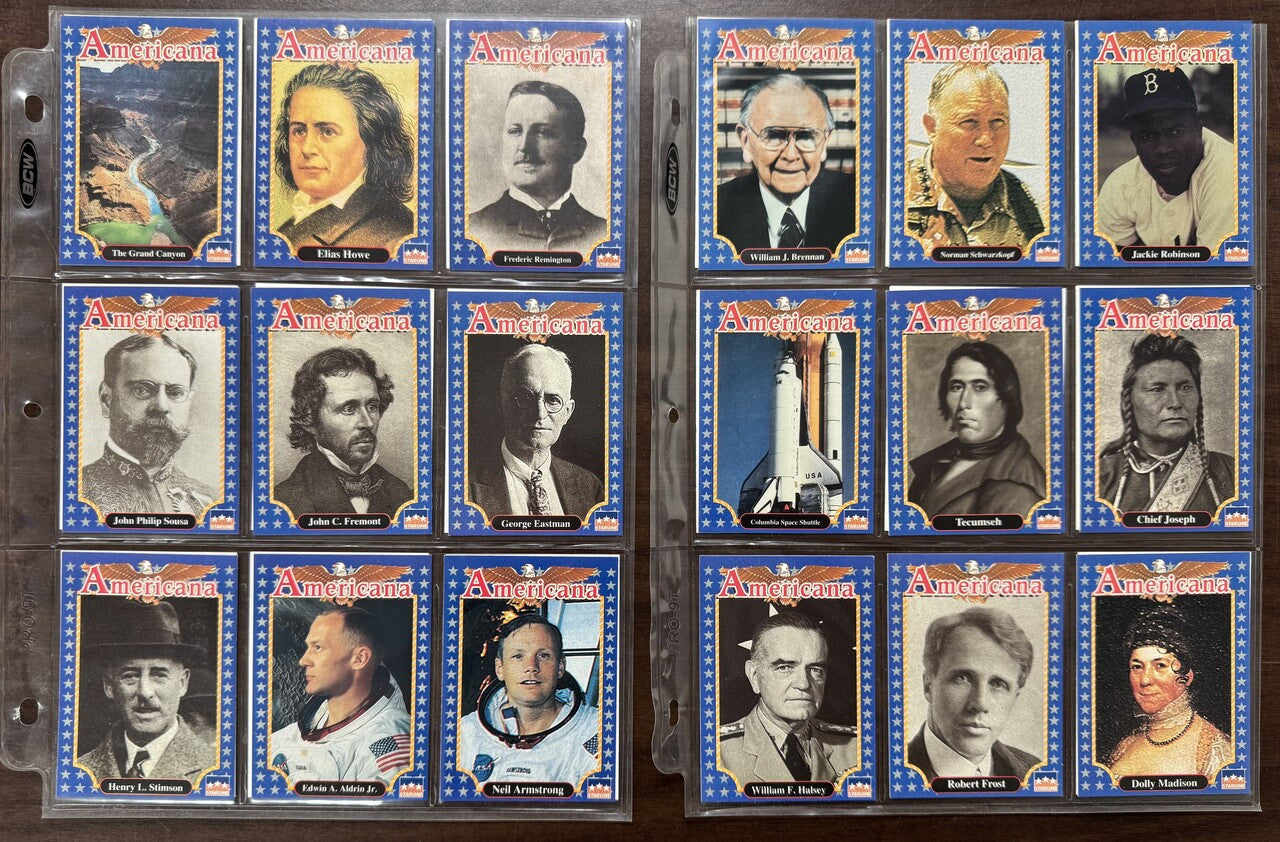 1992 Starline Americana Complete Card Set (250) NM