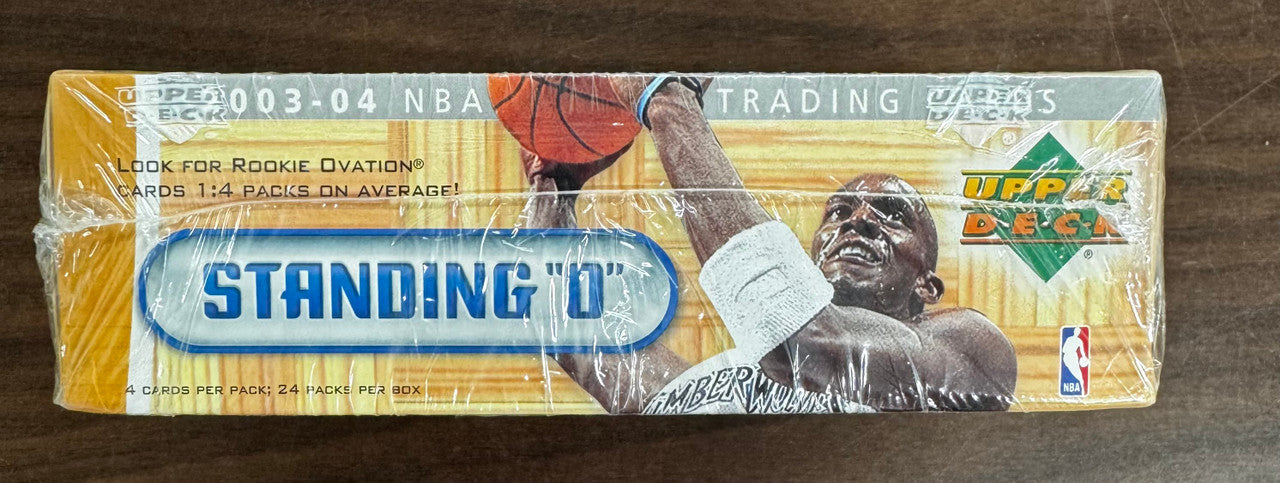 2003/04 Upper Deck Standing "O" Basketball Retail Box Factory Sealed