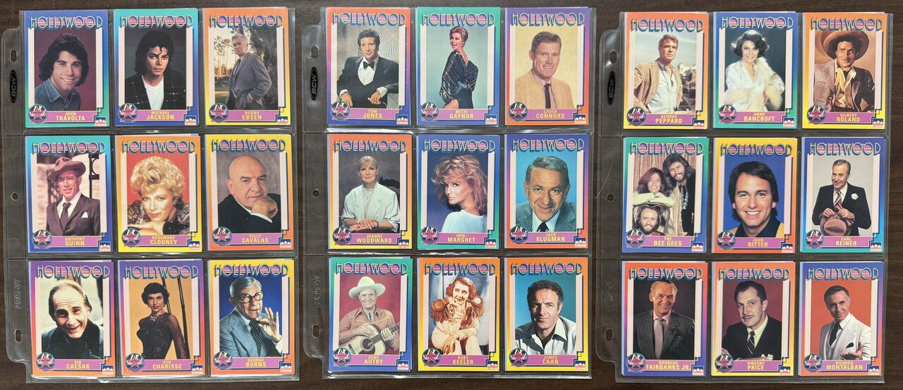 1991 Starline Hollywood Walk of Fame Complete Card Set (250) NM