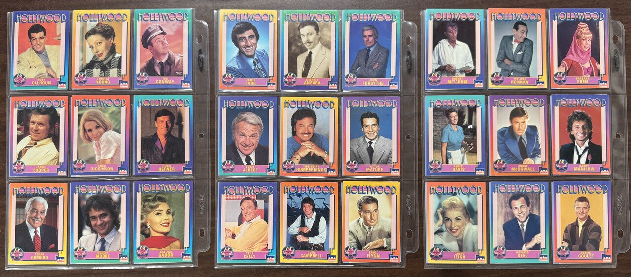 1991 Starline Hollywood Walk of Fame Complete Card Set (250) NM