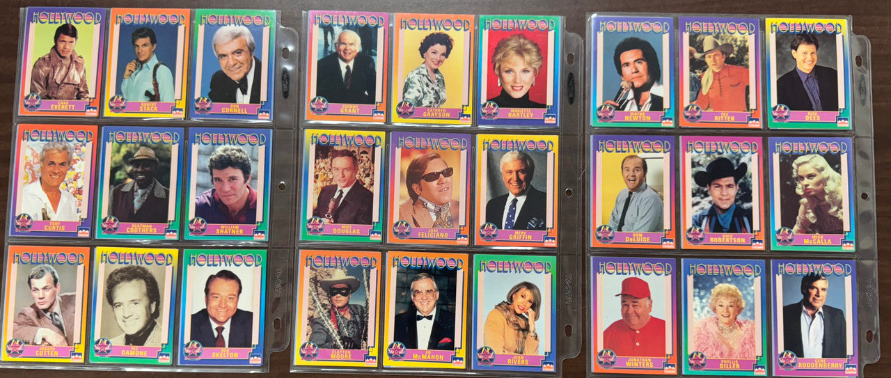 1991 Starline Hollywood Walk of Fame Complete Card Set (250) NM