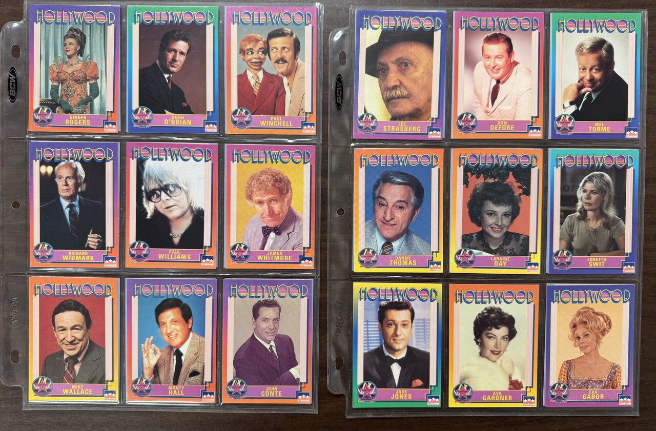 1991 Starline Hollywood Walk of Fame Complete Card Set (250) NM