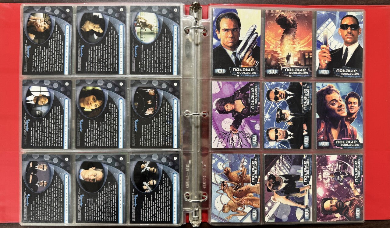 1997-2002 Inkworks Men in Black 1-2 Complete Card Sets (171) NM