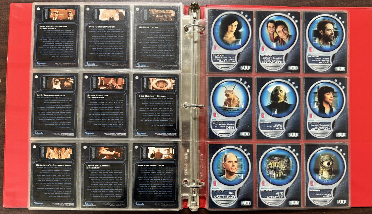 1997-2002 Inkworks Men in Black 1-2 Complete Card Sets (171) NM