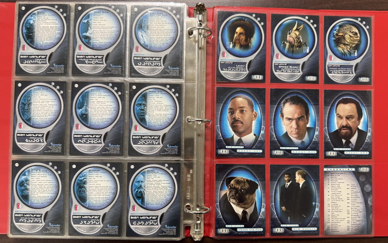 1997-2002 Inkworks Men in Black 1-2 Complete Card Sets (171) NM
