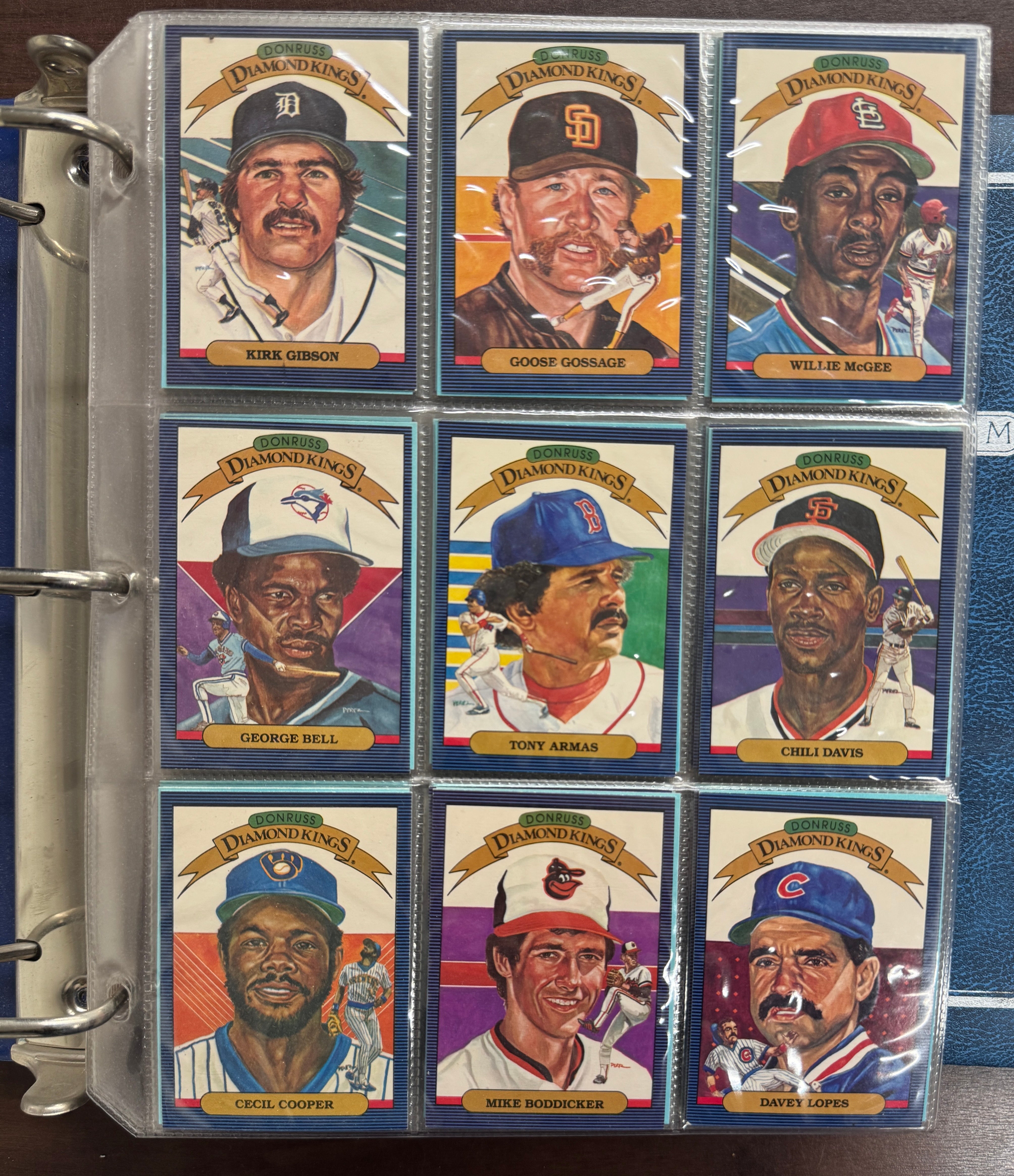 1986 Donruss Baseball Set +Highlights in Binder NM