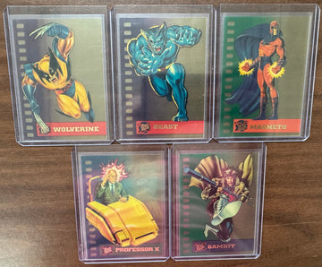 1995 Fleer Ultra X-Men Suspended Animation Insert Partial Set (5/10) EX