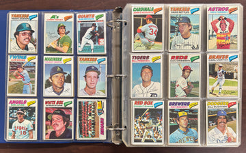 1977 Topps Baseball Near Complete Set in Binder VG-VG/EX