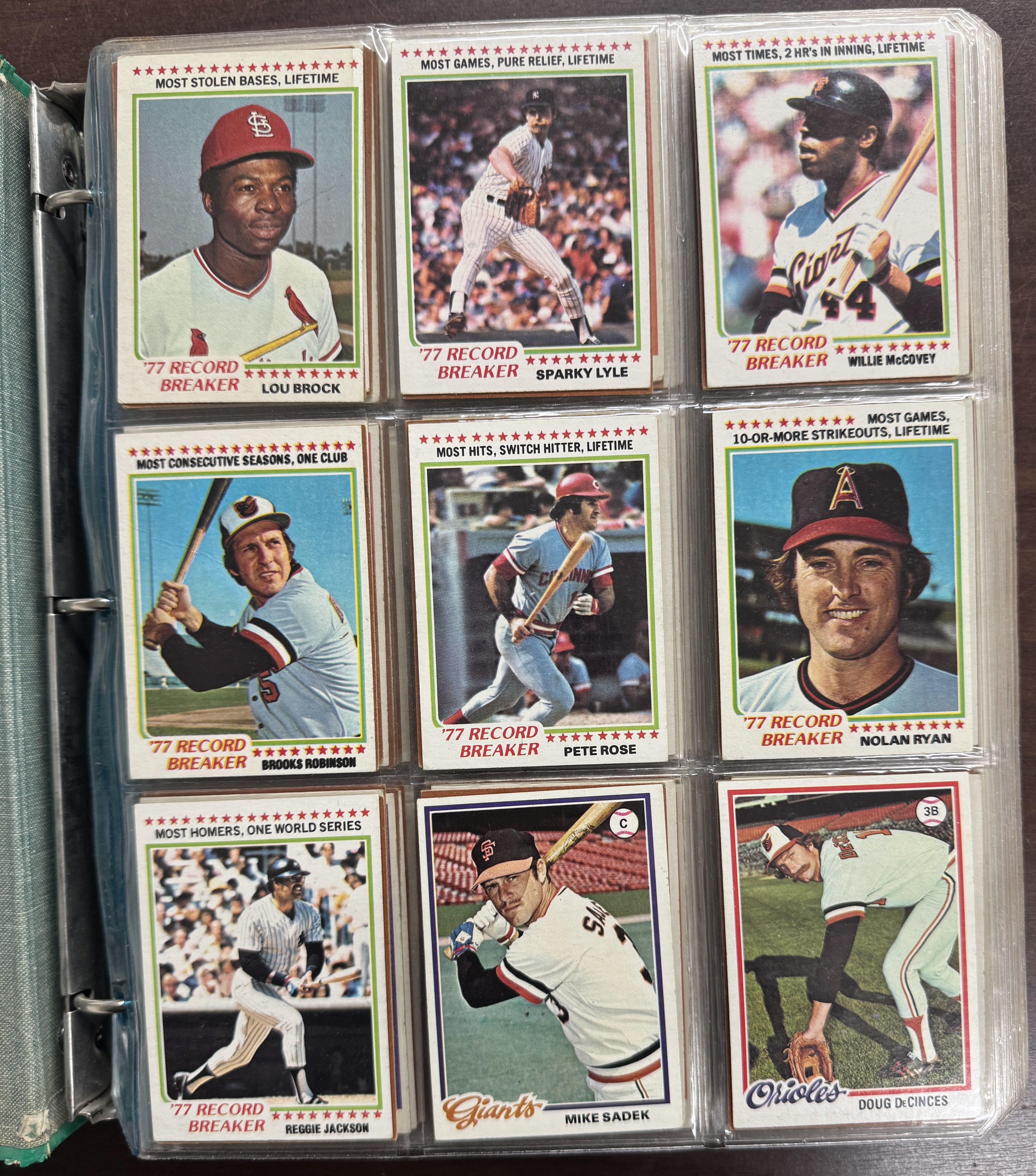 1978 Topps Baseball Complete Set in Binder VG/EX