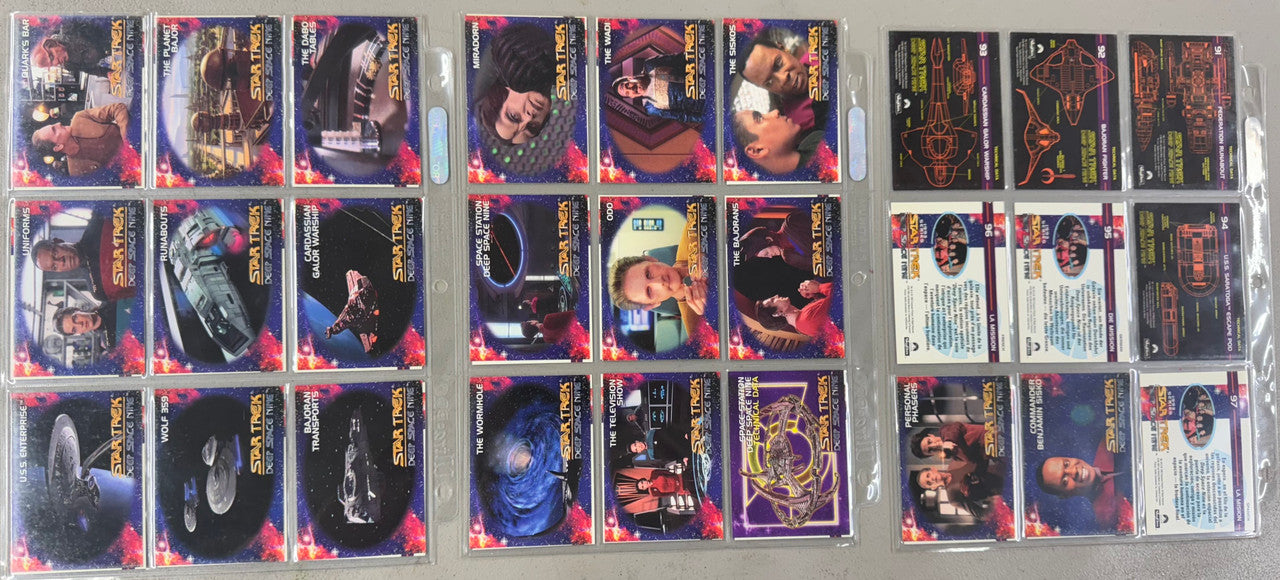 1993 SkyBox Star Trek Deep Space Nine Complete Card Sets W/ Inserts