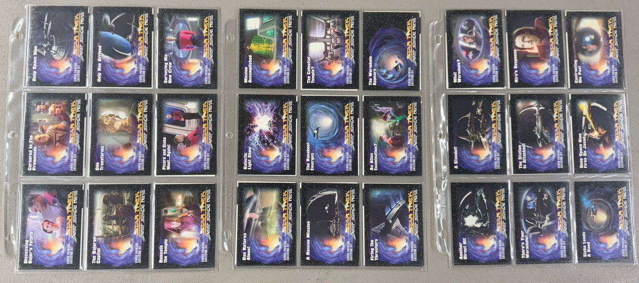 1993 SkyBox Star Trek Deep Space Nine Complete Card Sets W/ Inserts
