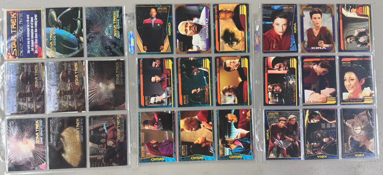 1993 SkyBox Star Trek Deep Space Nine Complete Card Sets W/ Inserts