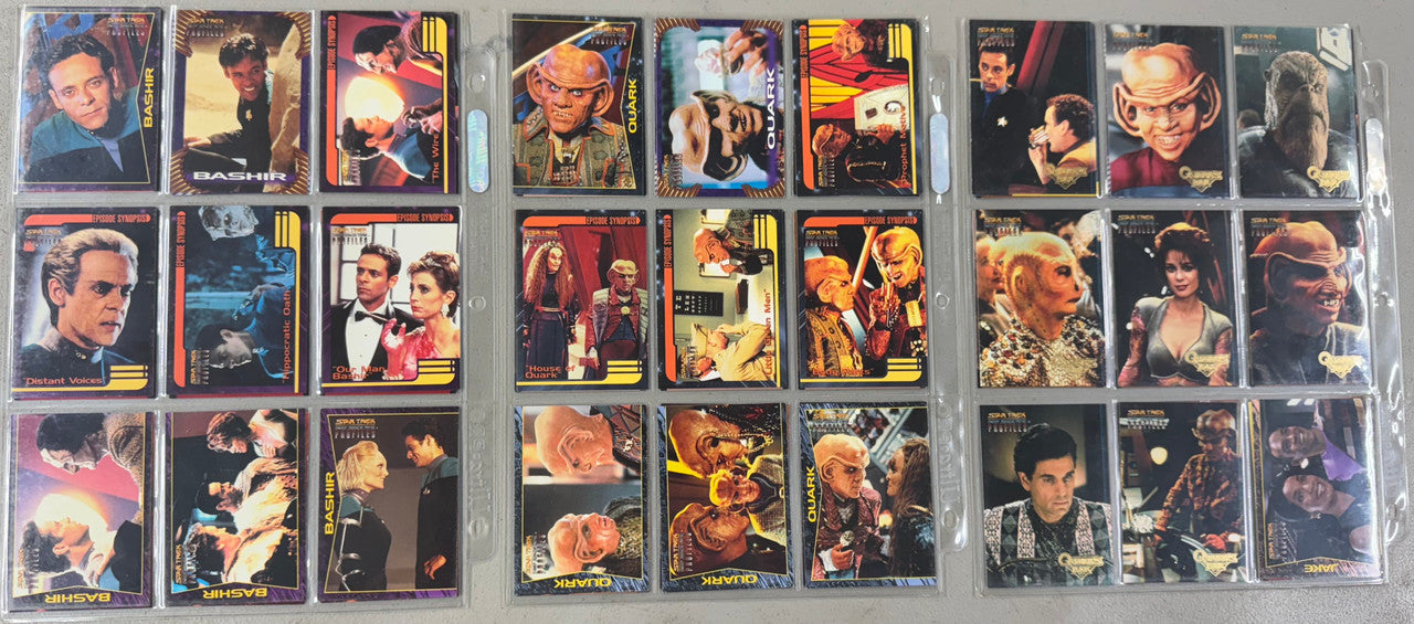 1993 SkyBox Star Trek Deep Space Nine Complete Card Sets W/ Inserts