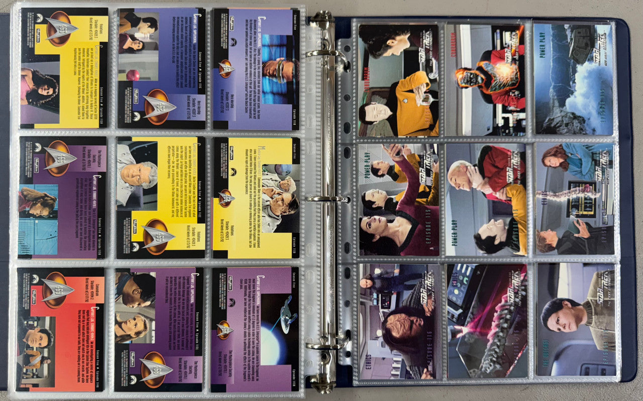 1994-96 SkyBox Star Trek The Next Generation 1-5 Partial Set 499/510 W/ Inserts
