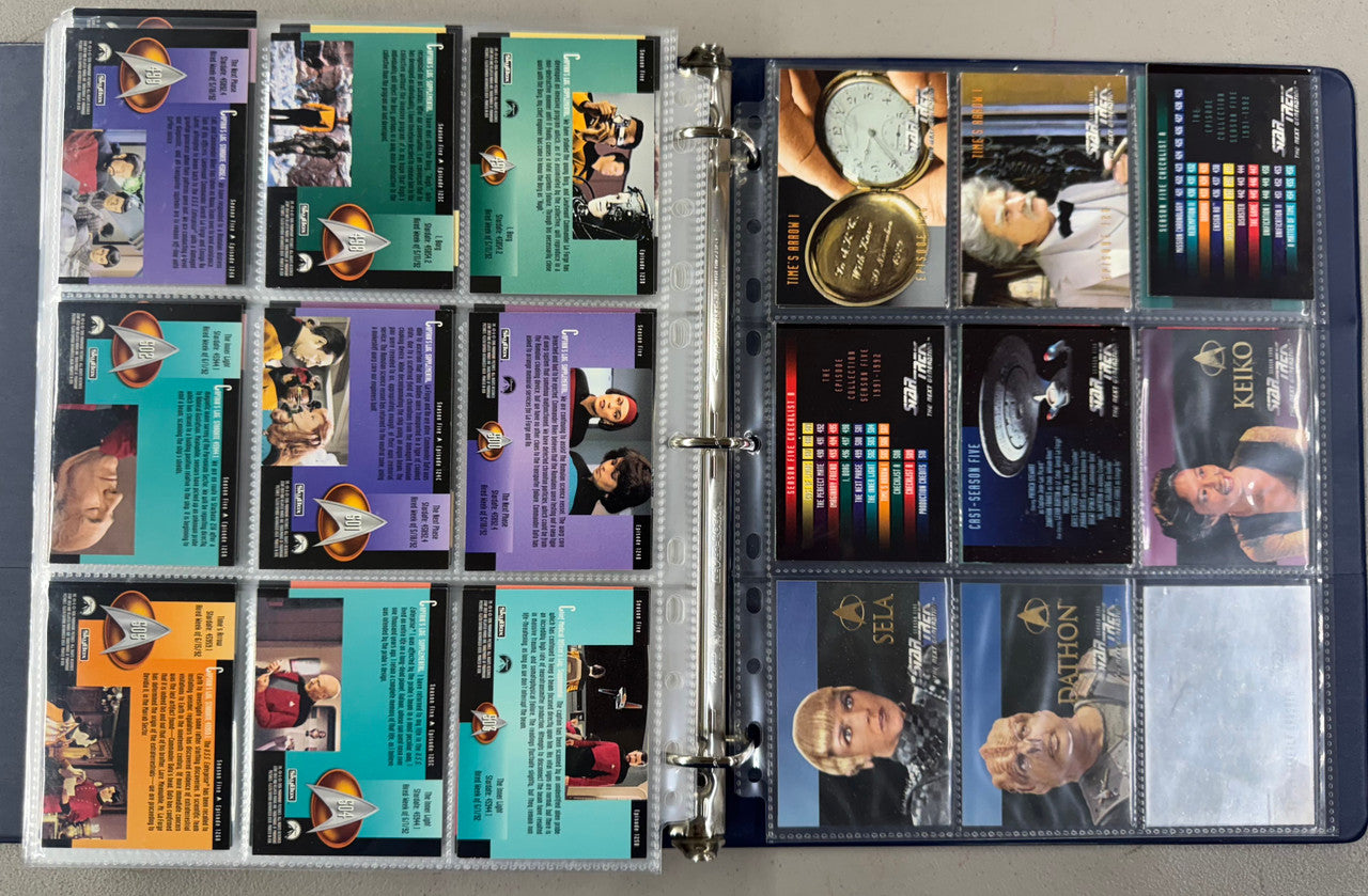 1994-96 SkyBox Star Trek The Next Generation 1-5 Partial Set 499/510 W/ Inserts