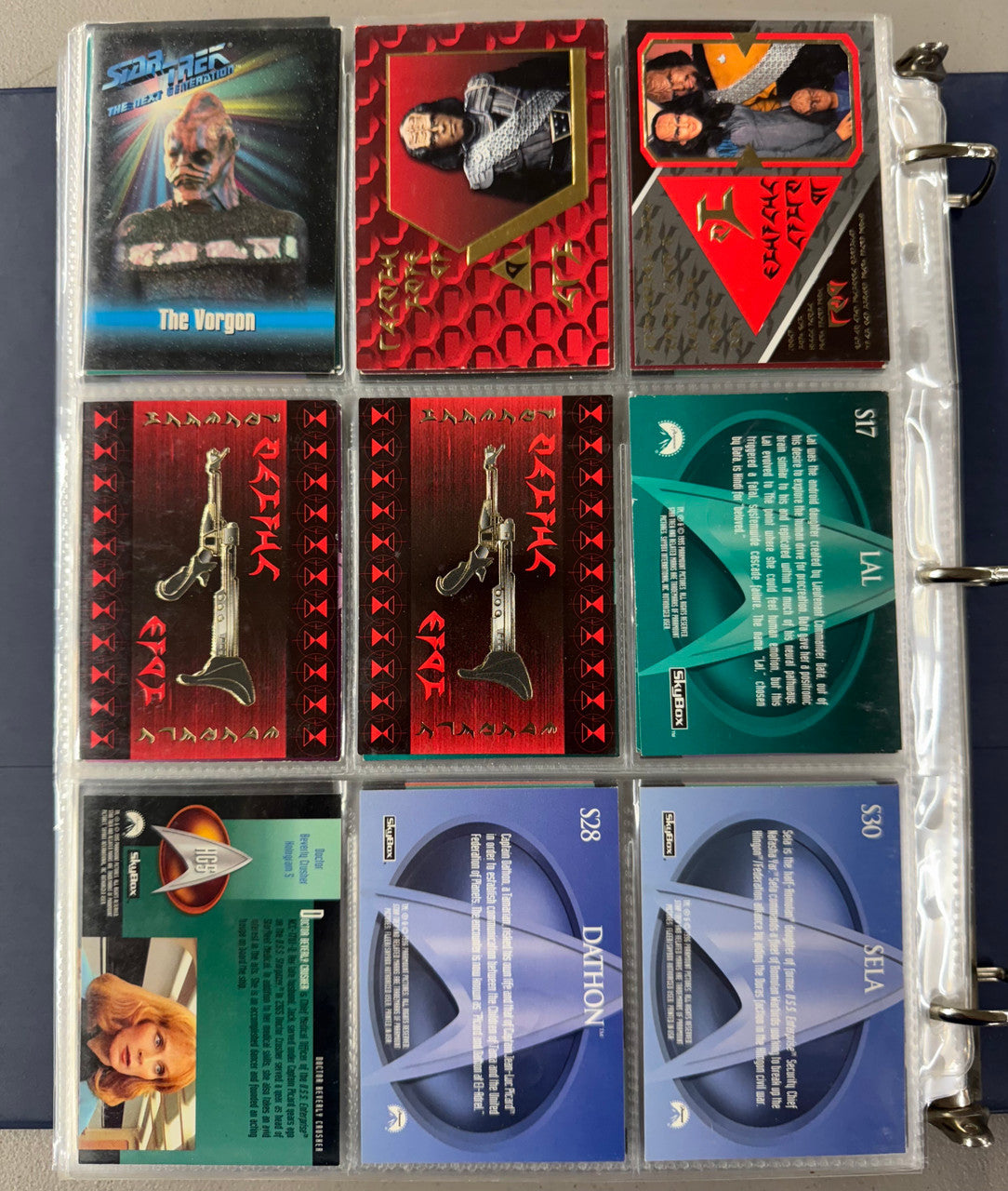1994-96 SkyBox Star Trek The Next Generation 1-5 Partial Set 499/510 W/ Inserts
