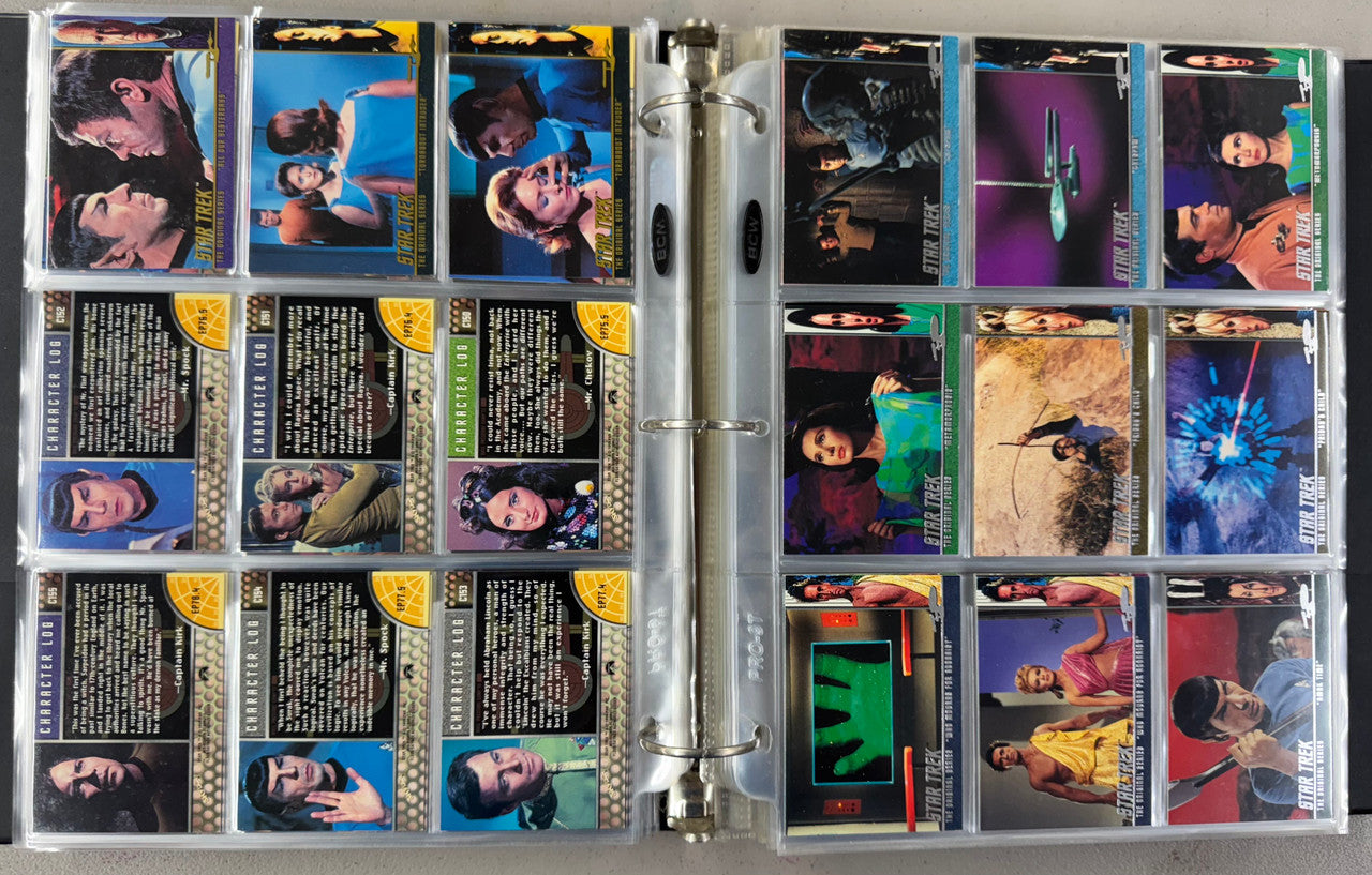 1997-99 SkyBox Star Trek The Original Series 1-3 Complete Sets (246) W/ Inserts