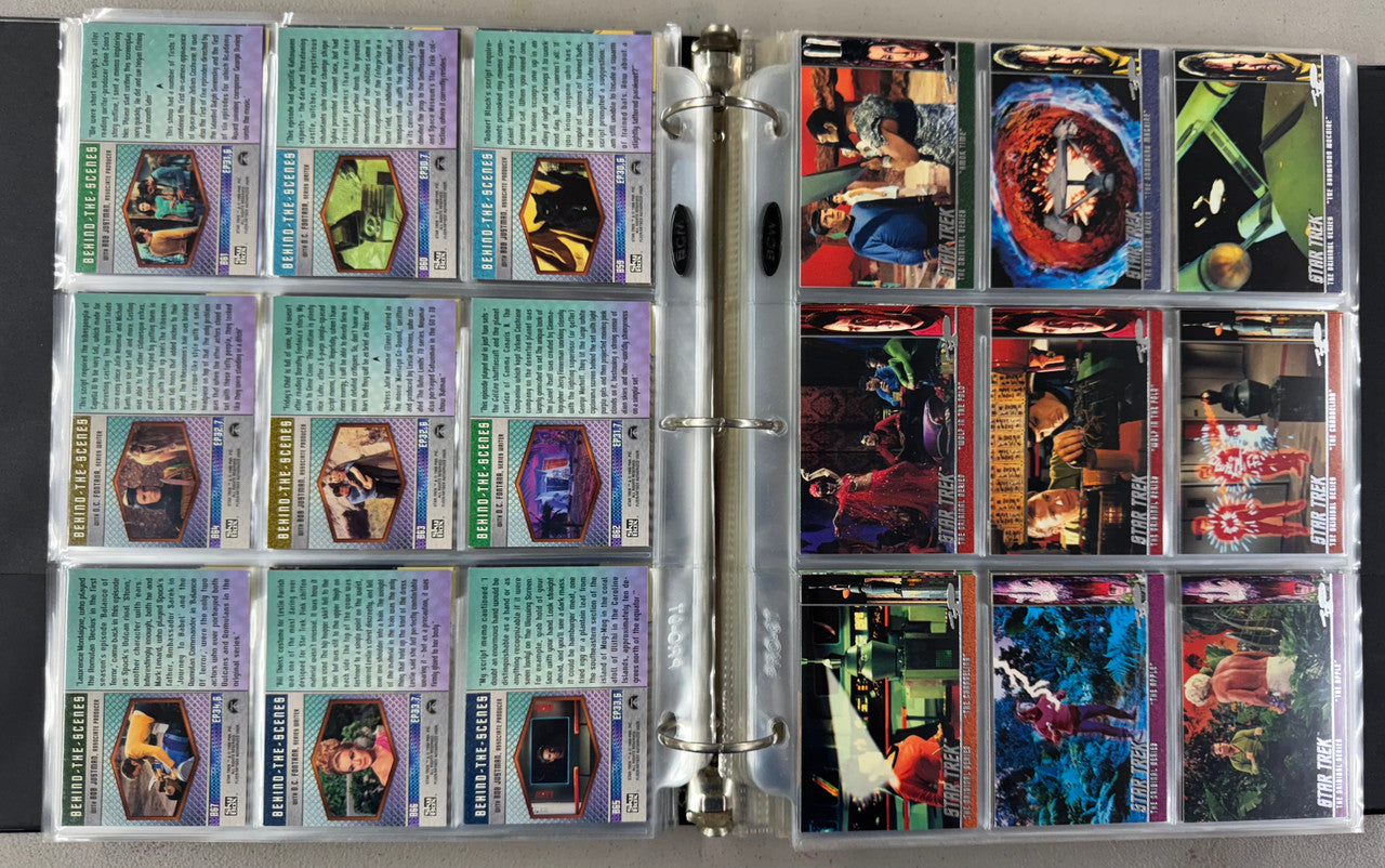 1997-99 SkyBox Star Trek The Original Series 1-3 Complete Sets (246) W/ Inserts