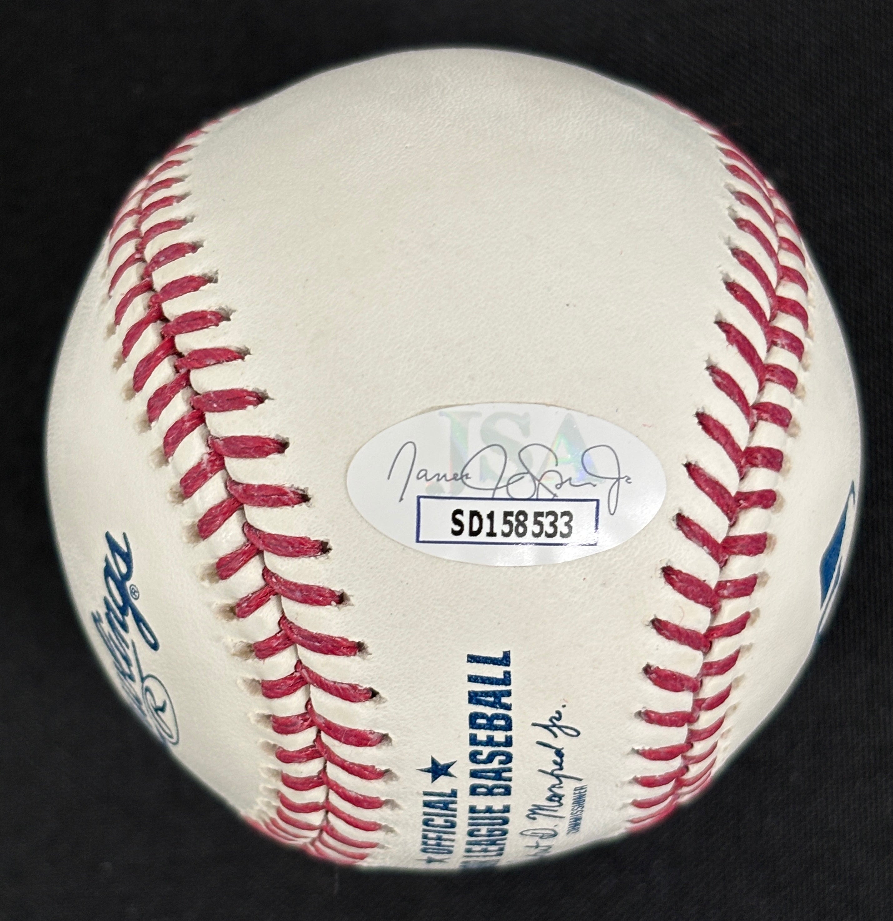 Bryce Rainer Signed Autographed Inscribed Rawlings OMLB Baseball JSA Authentic