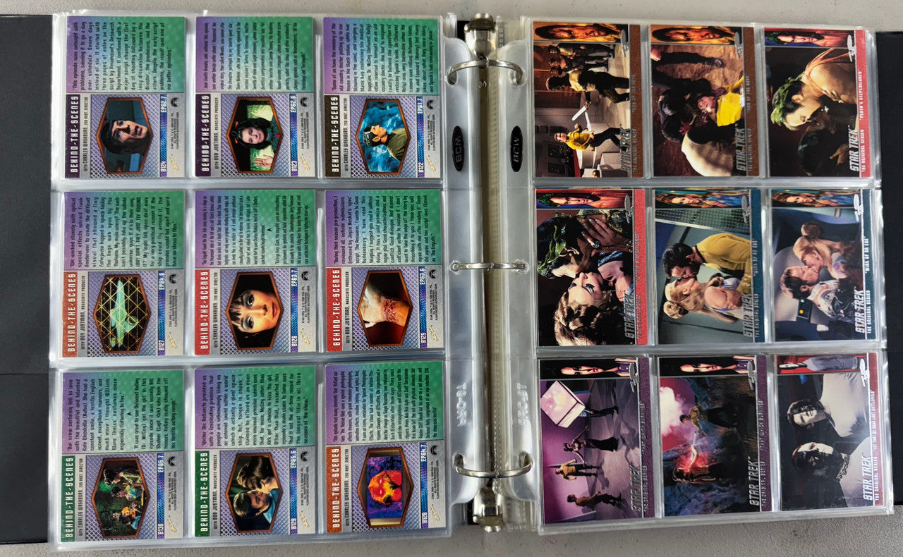 1997-99 SkyBox Star Trek The Original Series 1-3 Complete Sets (246) W/ Inserts
