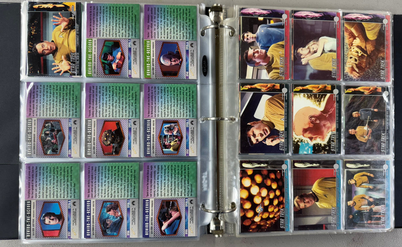 1997-99 SkyBox Star Trek The Original Series 1-3 Complete Sets (246) W/ Inserts