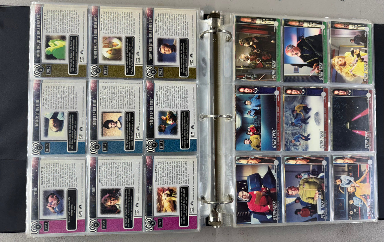 1997-99 SkyBox Star Trek The Original Series 1-3 Complete Sets (246) W/ Inserts