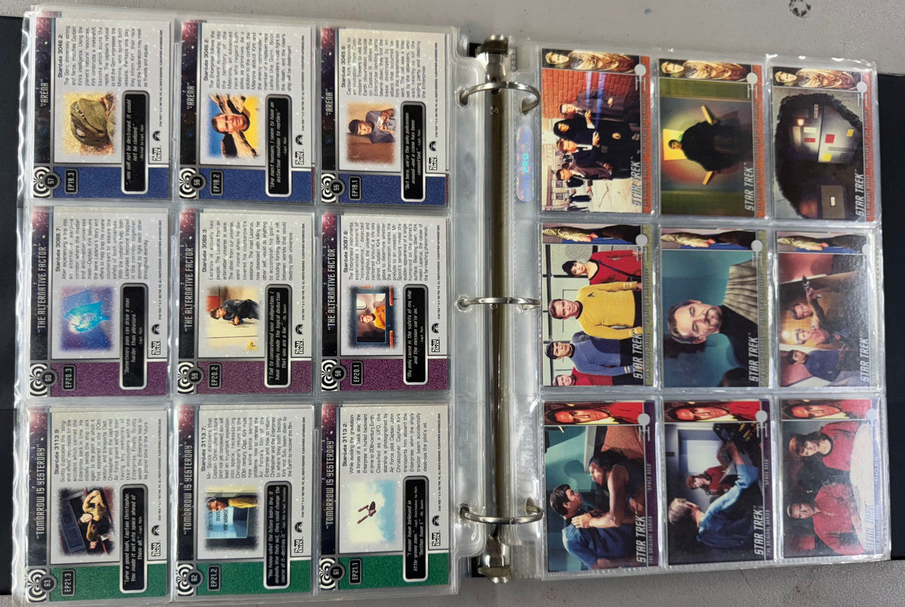 1997-99 SkyBox Star Trek The Original Series 1-3 Complete Sets (246) W/ Inserts