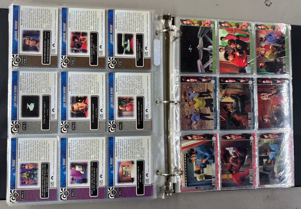 1997-99 SkyBox Star Trek The Original Series 1-3 Complete Sets (246) W/ Inserts