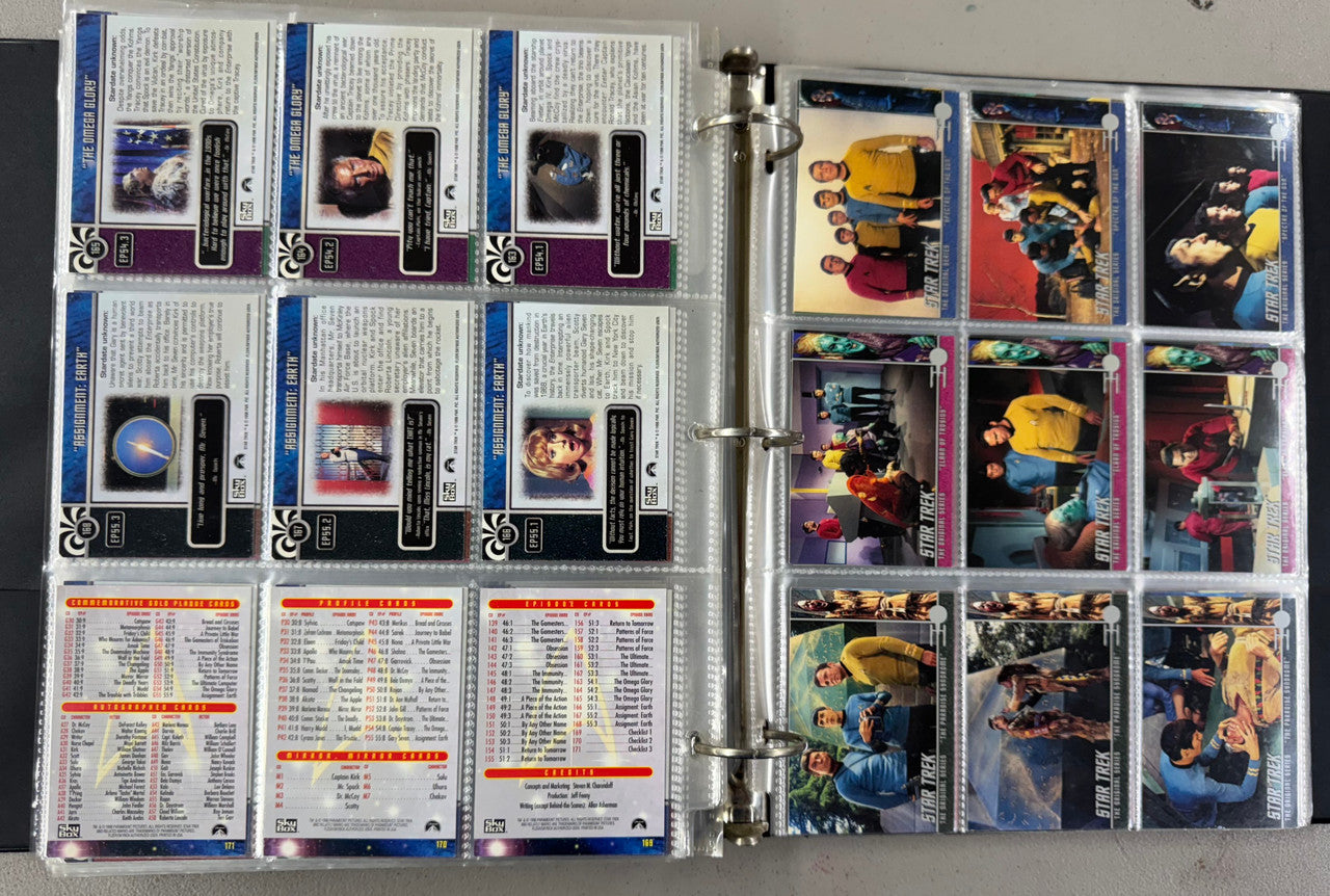 1997-99 SkyBox Star Trek The Original Series 1-3 Complete Sets (246) W/ Inserts