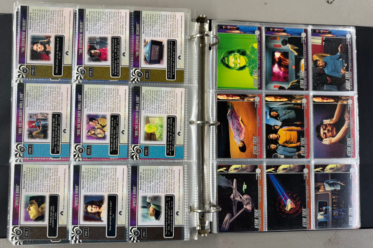 1997-99 SkyBox Star Trek The Original Series 1-3 Complete Sets (246) W/ Inserts