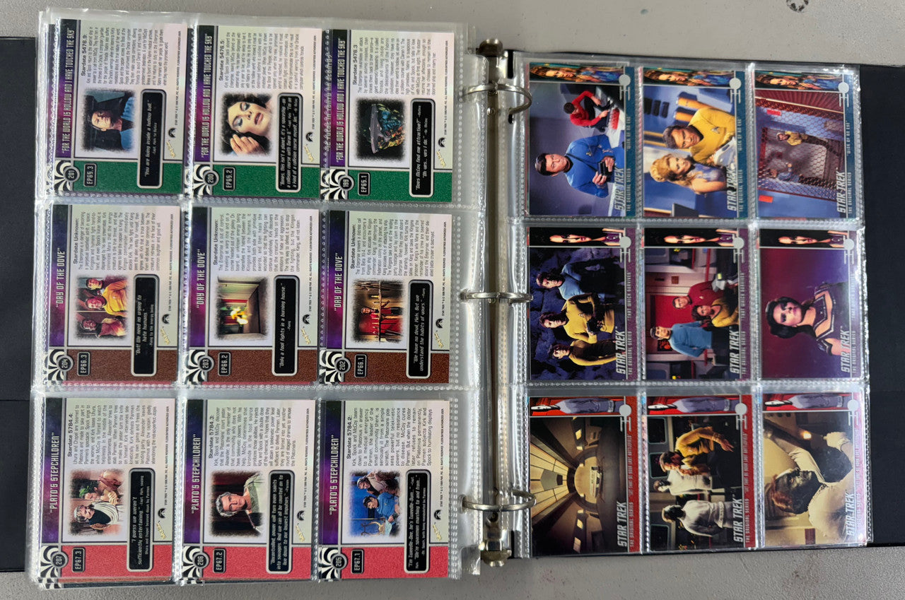 1997-99 SkyBox Star Trek The Original Series 1-3 Complete Sets (246) W/ Inserts