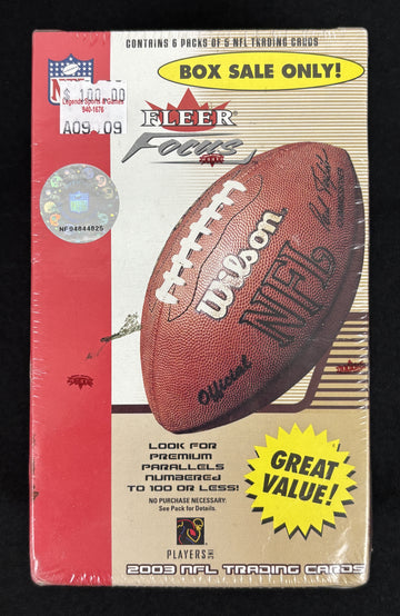 2003 Fleer Focus Football Value Blaster Box Factory Sealed