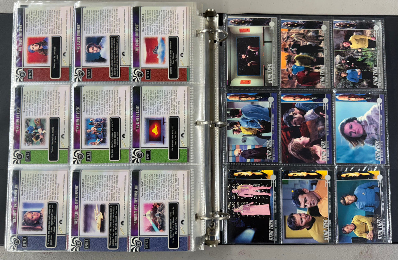 1997-99 SkyBox Star Trek The Original Series 1-3 Complete Sets (246) W/ Inserts