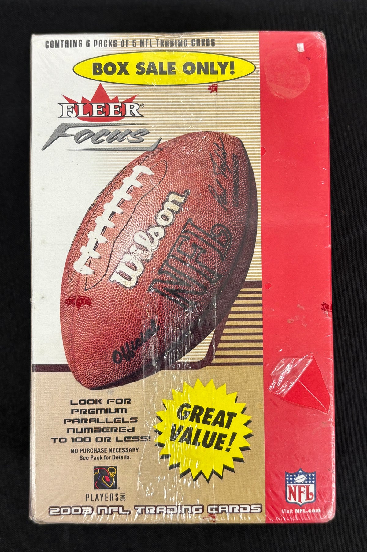2003 Fleer Focus Football Value Blaster Box Factory Sealed