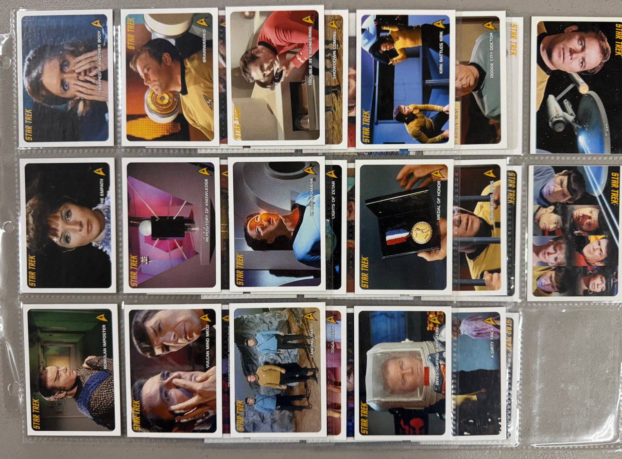 2006-09 Rittenhouse Star Trek The Original Series 40th Anniversary Complete Sets