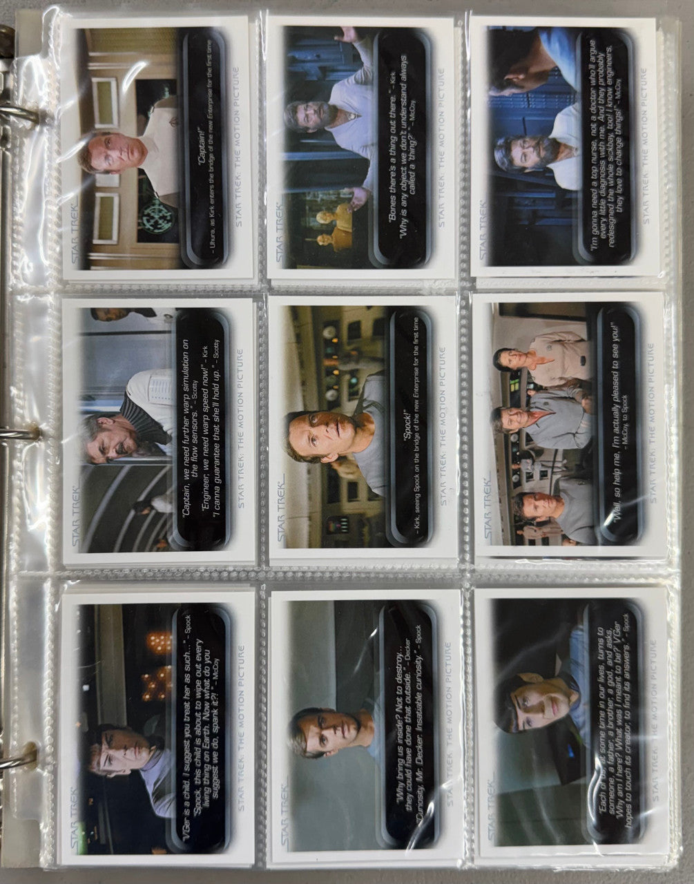 2004-12 Rittenhouse Star Trek "Quotable" Complete Card Sets