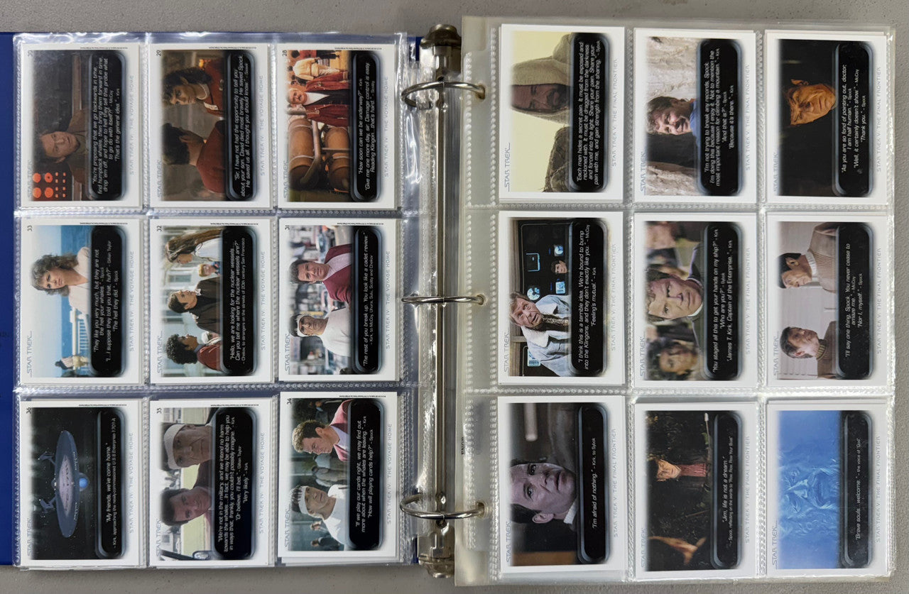 2004-12 Rittenhouse Star Trek "Quotable" Complete Card Sets