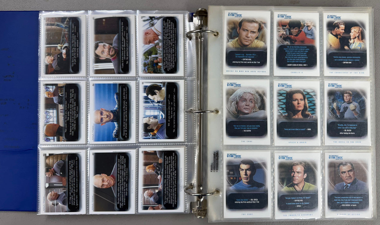 2004-12 Rittenhouse Star Trek "Quotable" Complete Card Sets