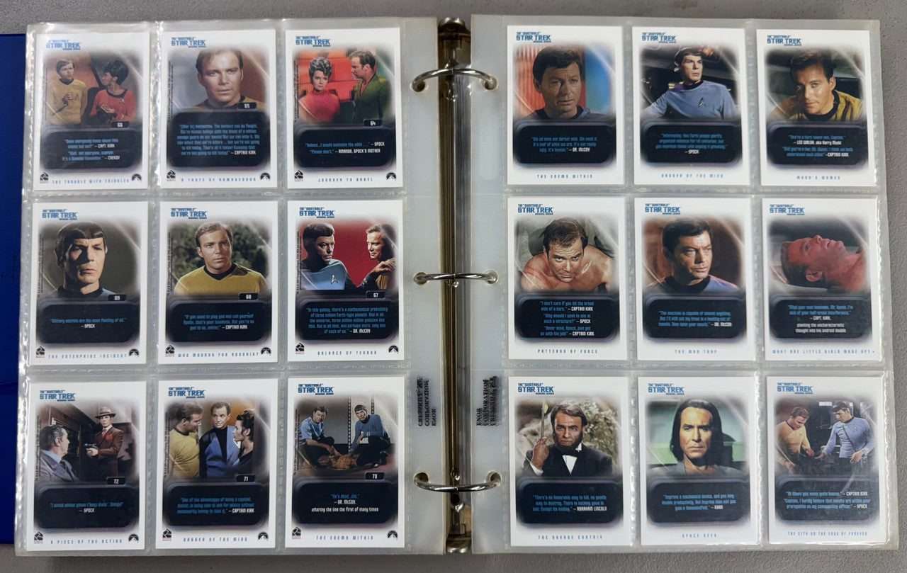 2004-12 Rittenhouse Star Trek "Quotable" Complete Card Sets