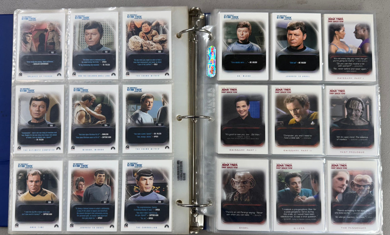 2004-12 Rittenhouse Star Trek "Quotable" Complete Card Sets