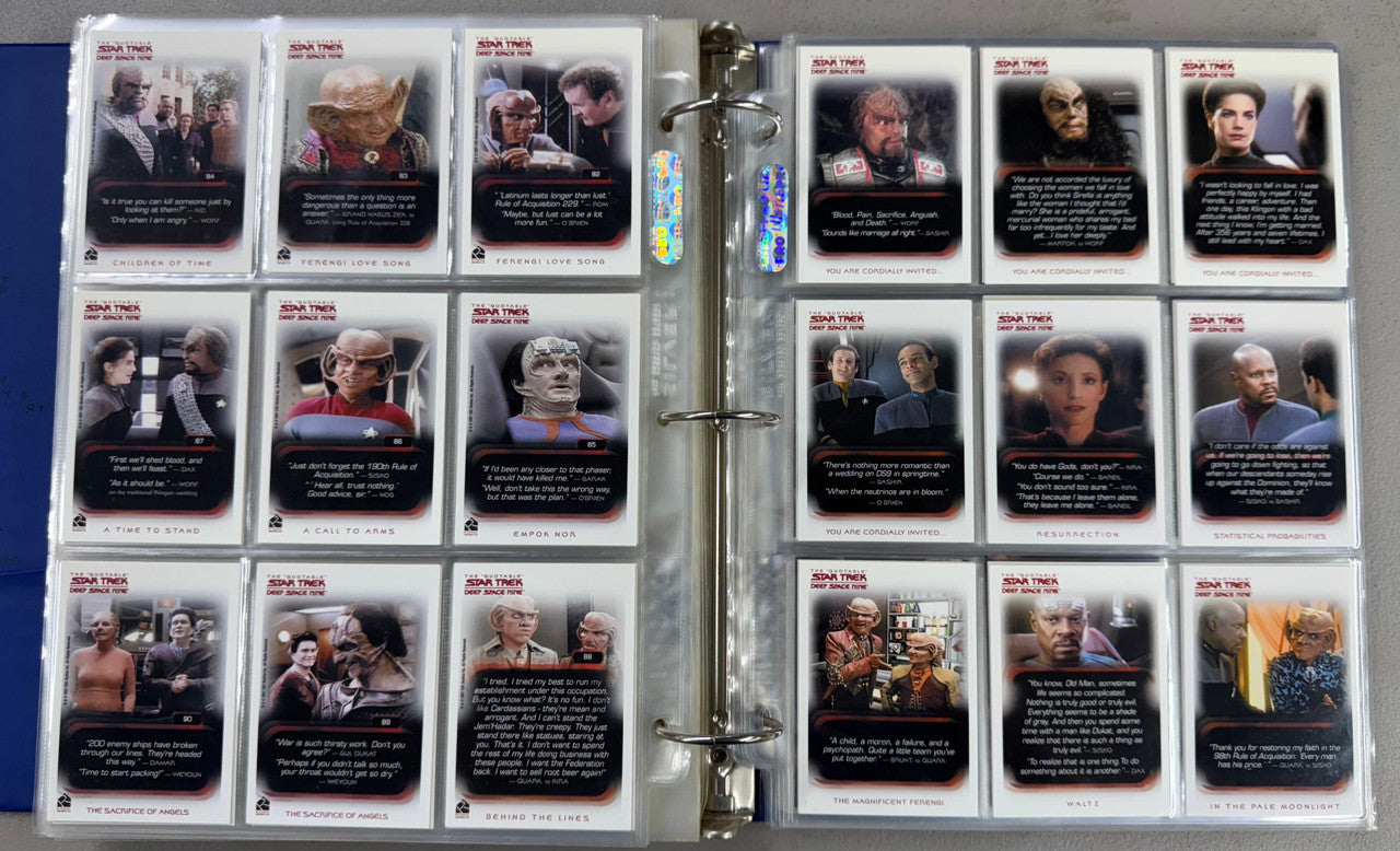 2004-12 Rittenhouse Star Trek "Quotable" Complete Card Sets